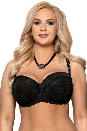 Biustonosz balkonetka Vena VB-235 czarny