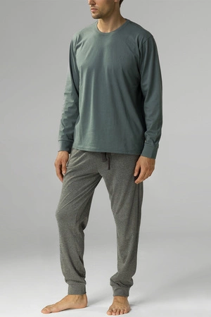 Piżama Atlantic NMP-372 szary/szary melanż