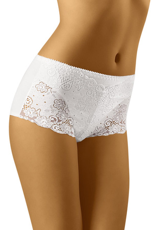 Wol-Bar Eco-Vi Majtki szorty, biały