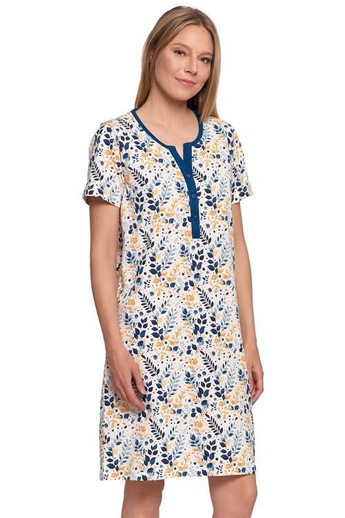 Nocna koszula Moraj PDK2800-002 patt 1-blue