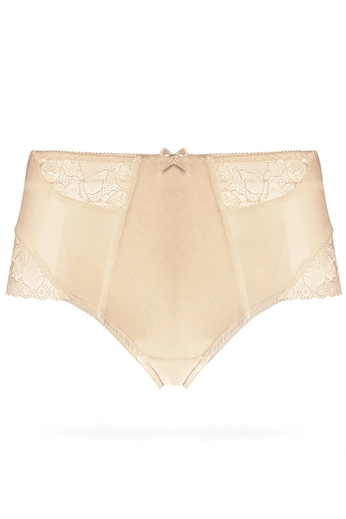 Wysokie figi Nessa Mamma Lace N02 beżowy 