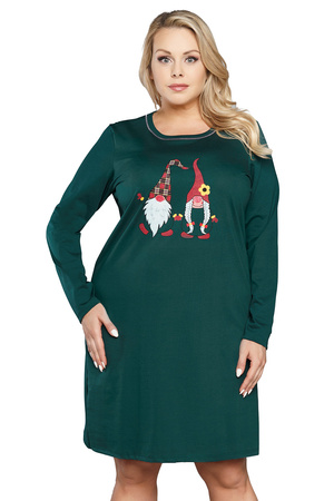 Italian Fashion Santa dł.r. Nocna koszula, zielony