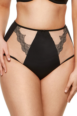 Gorteks Heidi/FW Majtki wysokie figi, czarny