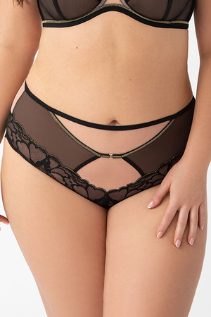 Figi damskie Gorsenia K759 Saanvi czarny