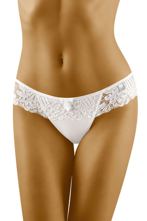 Wol-Bar Diamond 3503 Majtki szorto-stringi, biały