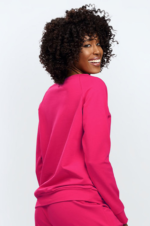 Bluza nierozpinana Dkaren Wenezja malina