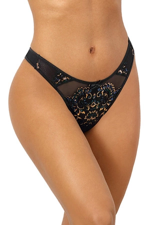 Majtki stringi Axami V-10388 czarny 