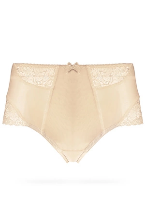 Wysokie figi Nessa Mamma Lace N02 beżowy 