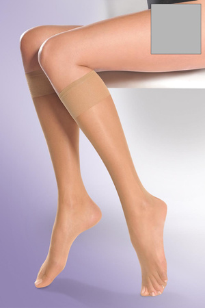 Gabriella Super Bezuciskowe 15 Den Lycra Code 504 Wyrób pończoszniczy podkolanówki, grigio