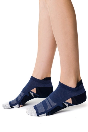 Skarpety stopki Steven 050-118 jeans