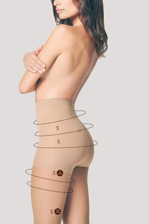 Fiore Comfort 20 den Wyrób pończoszniczy rajstopy, light natural