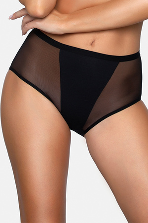 Majtki wysokie figi Babell BBL 177 czarny