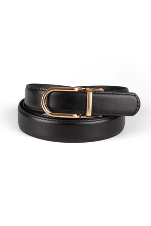 Pasek skórzany Vivisence P0005 black