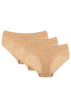 Figi Wol-Bar Diamond 3517 3-pak beżowy