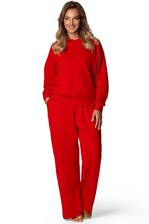 Komplet bluza+spodnie Dkaren DK-K-B8 czerwony