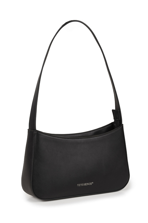 Vivisence T0020 torebka na ramię z zamkiem black