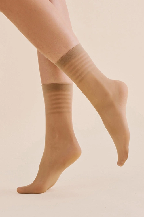 Skarpetki Gabriella Yoko code 1197 beige