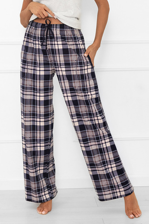 Spodnie Italian Fashion Dona dł.sp. druk/róż