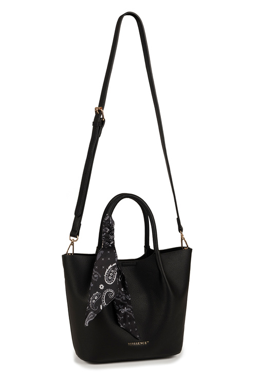 Vivisence T0019 torebka na ramię z zapięciem na magnes black