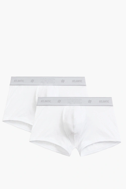 Atlantic 2BMH-1200 bokserki 2-pack z Magic Pocket biały