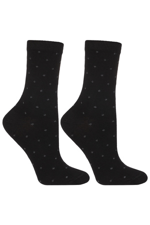 Moraj CSL250-117 skarpetki za kostkę bawełniane czarny