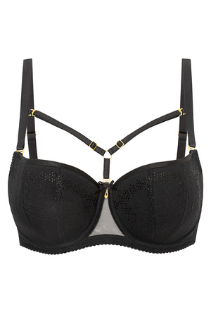 Vena VB 475 biustonosz balkonetka z odpinanymi ramiączkami czarny
