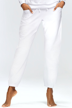 Spodnie dres Dkaren Wenezja biały 