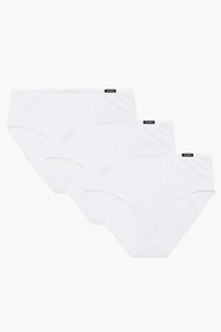 Atlantic 3BLP-603 figi 3 pack z wysoką talią biały