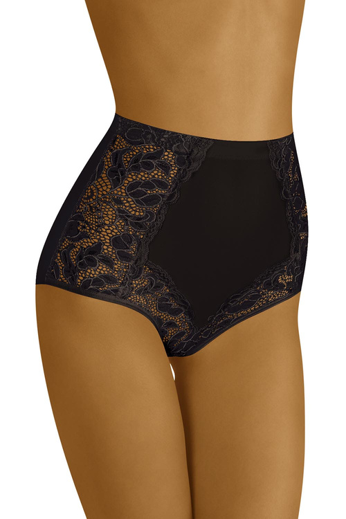 Wol-Bar Eleganta Majtki figi modelujące, czarny