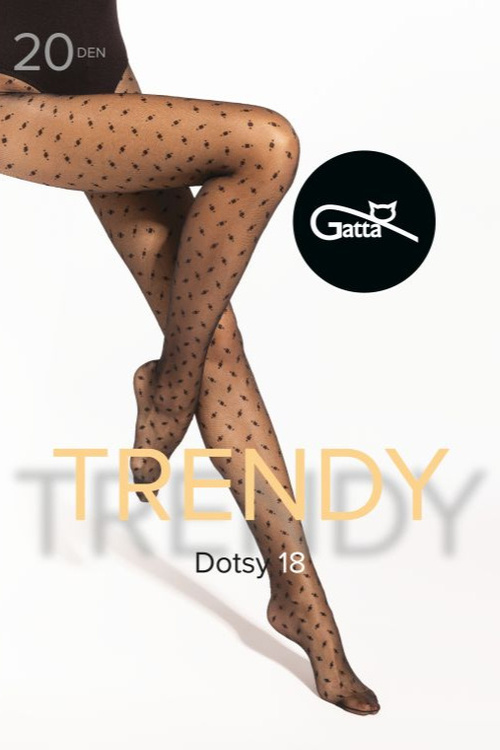 Rajstopy Gatta Dotsy 18 20 DEN nero