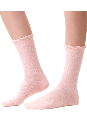 Skarpety za kostkę Steven 066 Comet 3D różowy 003 