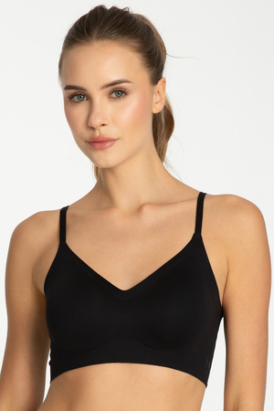 Biustonosz braletka Julimex Simple Bra Top czarny