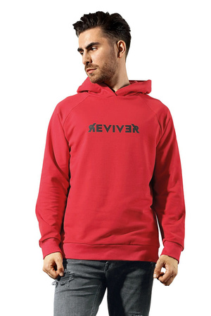 Bluza nierozpinana Reviver F5606 czerwony