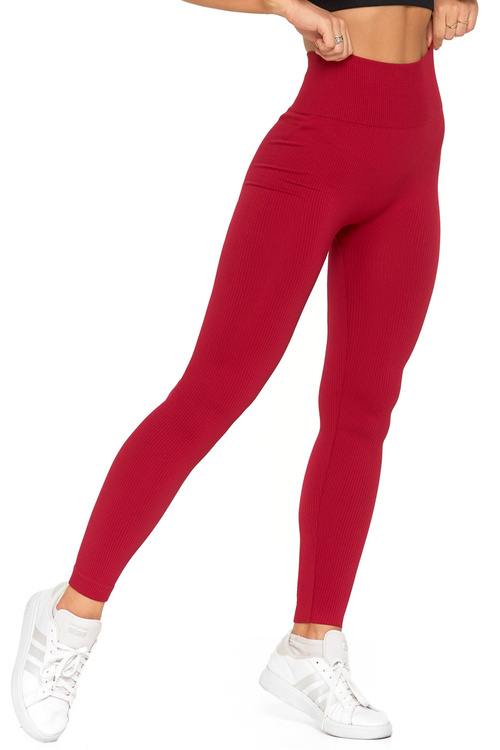Legginsy klasyczne Moraj RDL1000-020 red