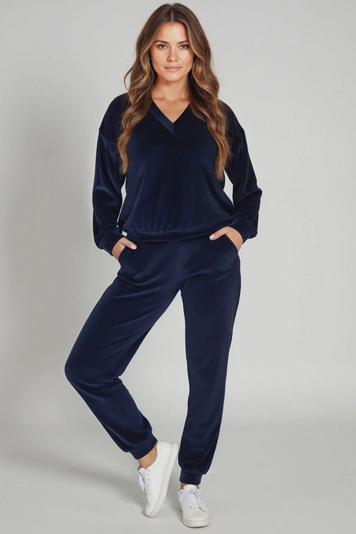 Komplet bluza+spodnie Vivisence 9202kmpl granatowy