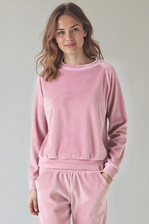 Bluza nierozpinana Vivisence 9005 pudrowy róż