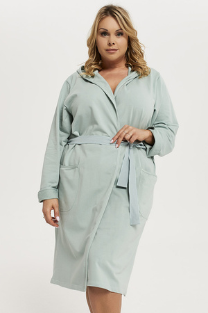 Nocna szlafrok Italian Fashion Karina dł.r. mięta
