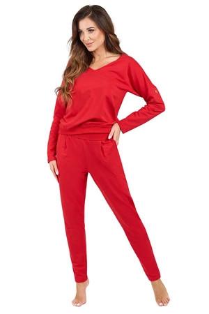 Dres homewear Italian Fashion Karina dł.r. dł.sp. czerwony