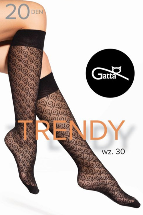 Gatta Trendyline 31 podkolanówki 20 DEN nero