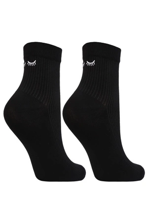 Moraj CSL200-910 skarpetki za kostkę bawełniane czarny