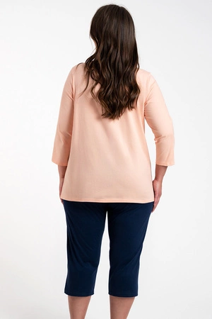 Nocna piżama Italian Fashion Arietta r.3/4 sp.3/4 łosoś