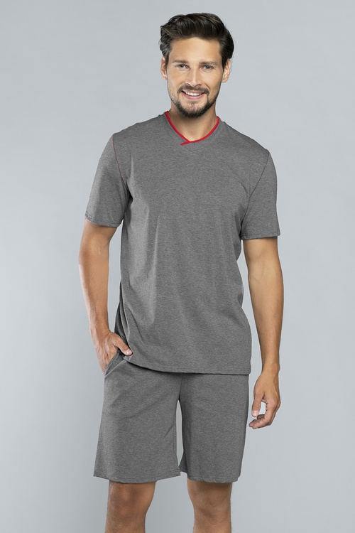 Italian Fashion Brend kr.r. 1/2 sp. Nocna piżama, melanż