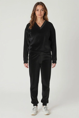 Komplet bluza+spodnie Vivisence 9202kmpl czarny