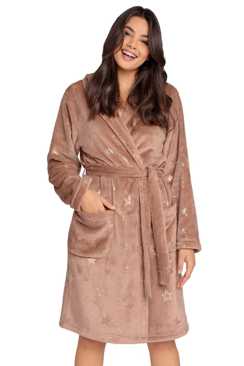 Italian Fashion Arte dł.r. Nocna szlafrok, camel