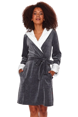 Nocna szlafrok Doctor Nap SDB.7059 dark grey