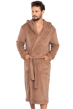Italian Fashion Mimas dł.r. Nocna szlafrok, camel