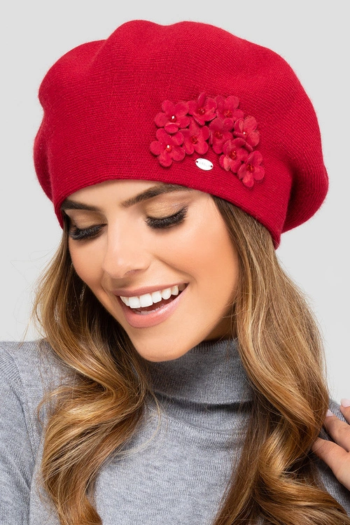 Kamea Arizona Nakrycie głowy beret, czerwony