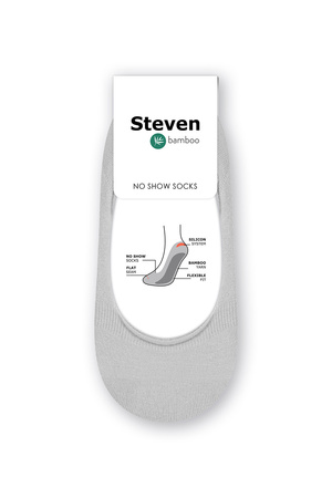 Steven 036-013 Skarpety stopki, jasny szary