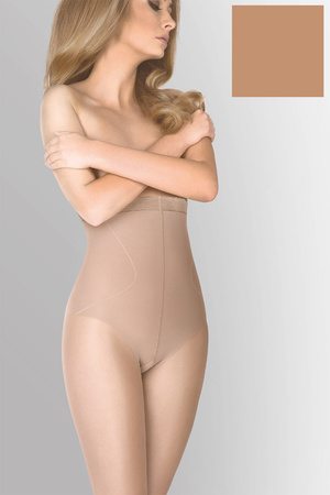 Wyszczuplające rajstopy z wysokiem stanem Gabriella High Shaper 20 DEN code 718 beige