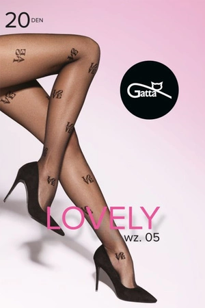Gatta Lovely 05 20 DEN Wyrób pończoszniczy rajstopy, nero